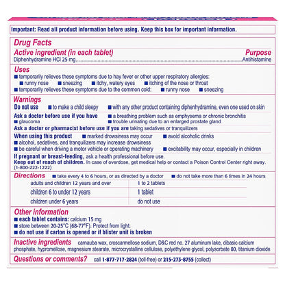 BENADRYL ULTRA, TAB 25MG