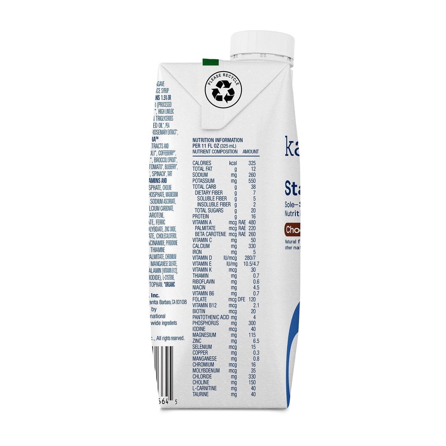 SUPPLEMENT, STANDARD 1.0 CHOCOLATE 11 FL OZ 325ML
