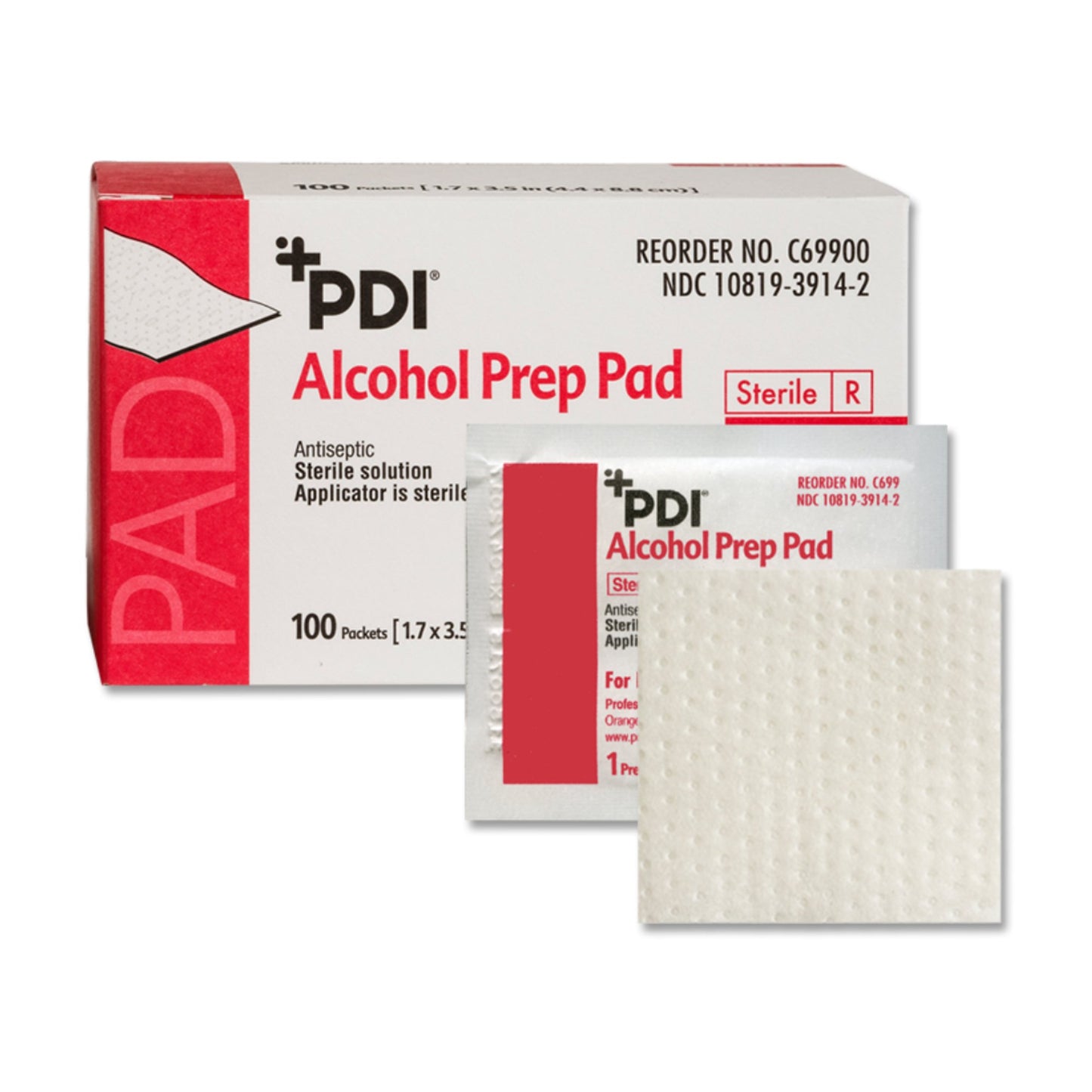 PAD, ALCOHOL PREP STR LG