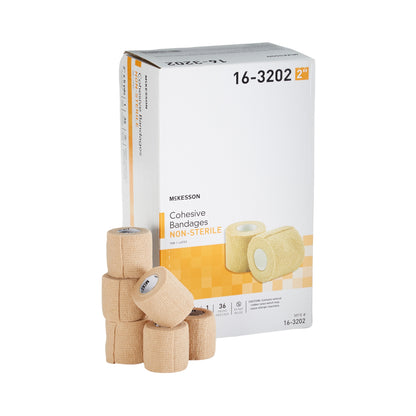 BANDAGE, COHESIVE N/S TAN 2"