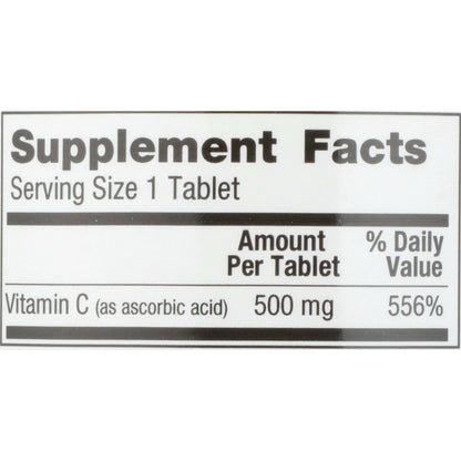 VITAMIN C, TAB 500MG
