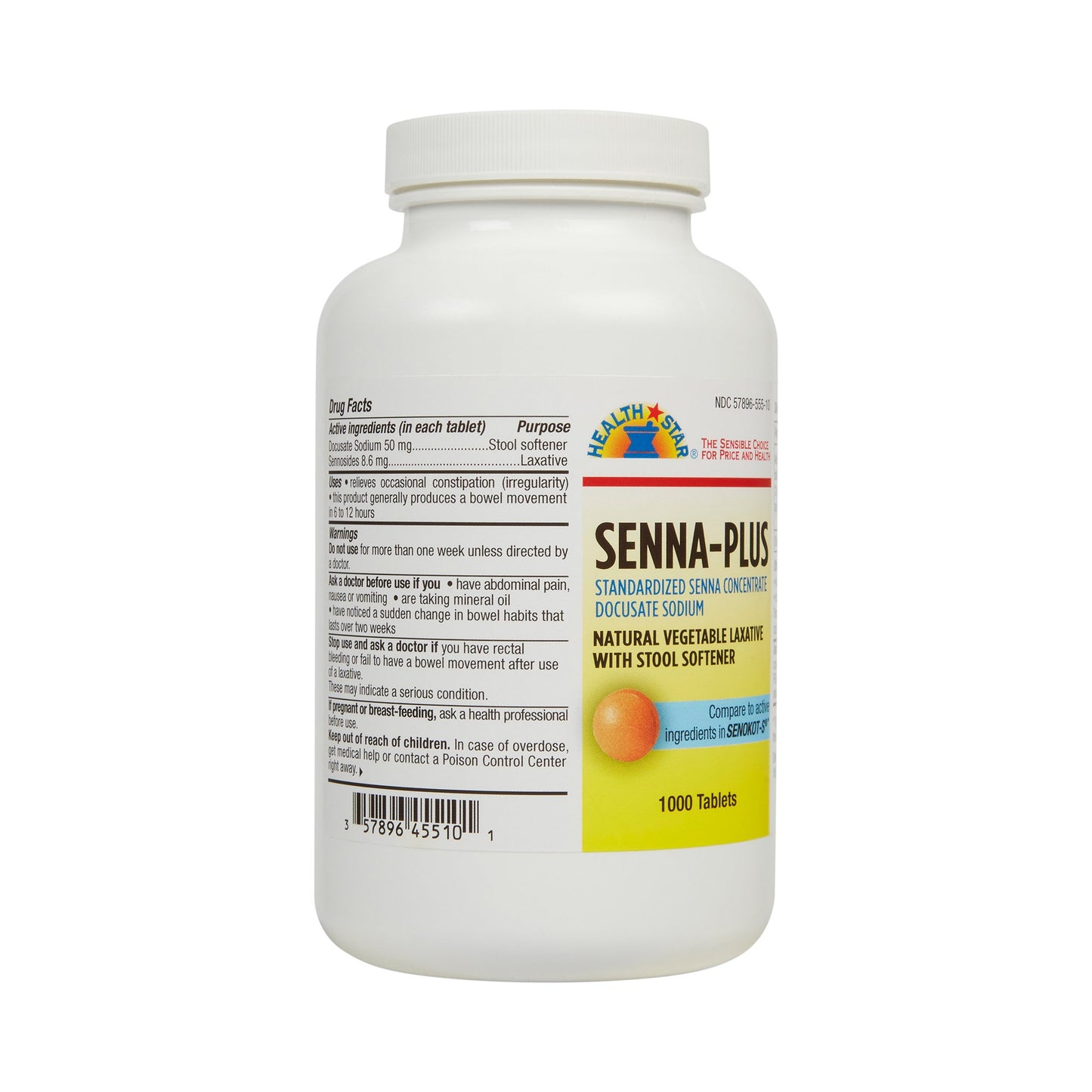 SENNA, TAB 8.6MG PLUS 50MG DSS