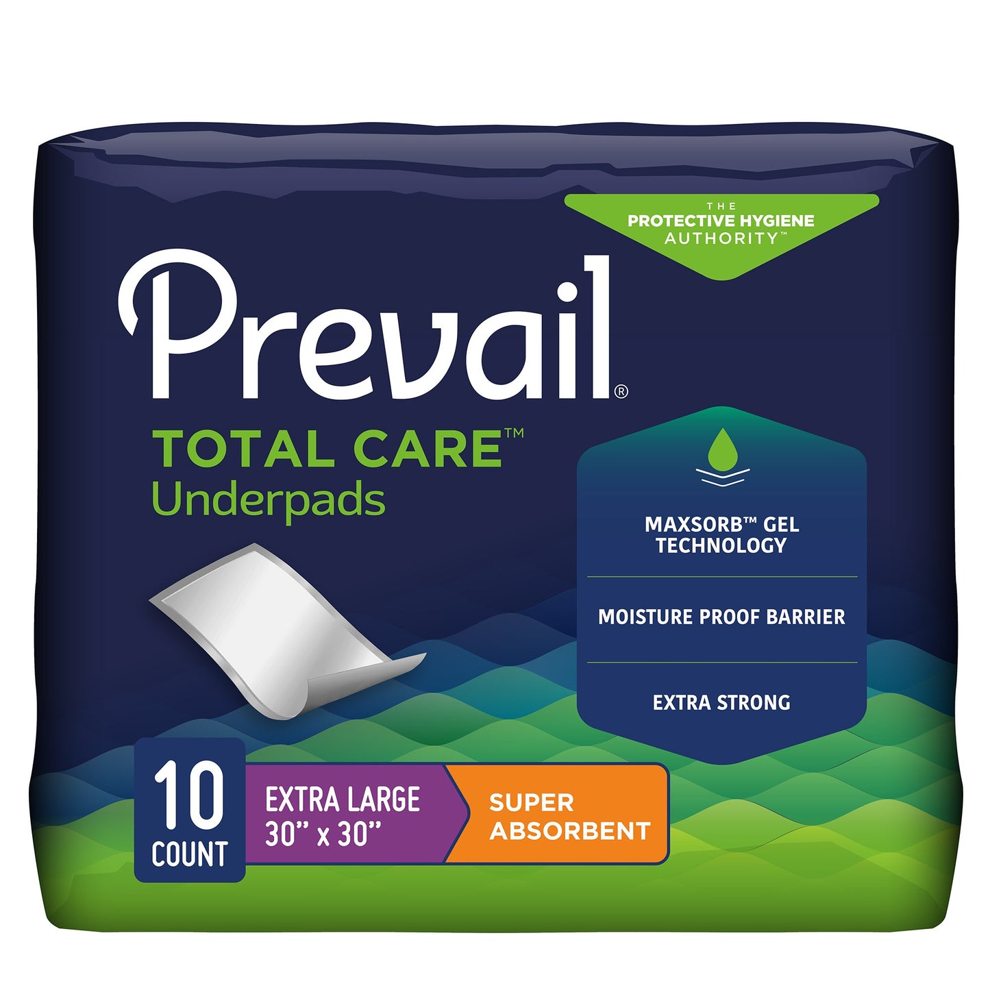 UNDERPAD, PREVAIL INCONTI SUPER ABSRB 30"X30"