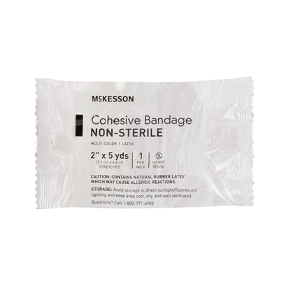 BANDAGE, COHESIVE N/S COLORPK2"