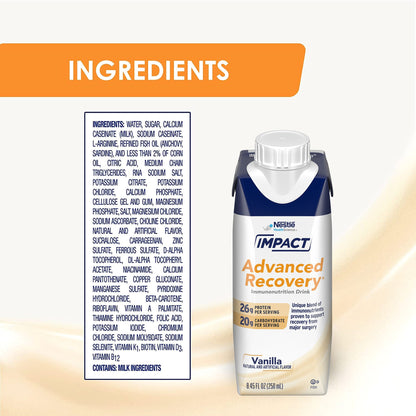 DRINK, IMPACT ADVANCED RECOVERY VANILLA 8.45 FL OZ