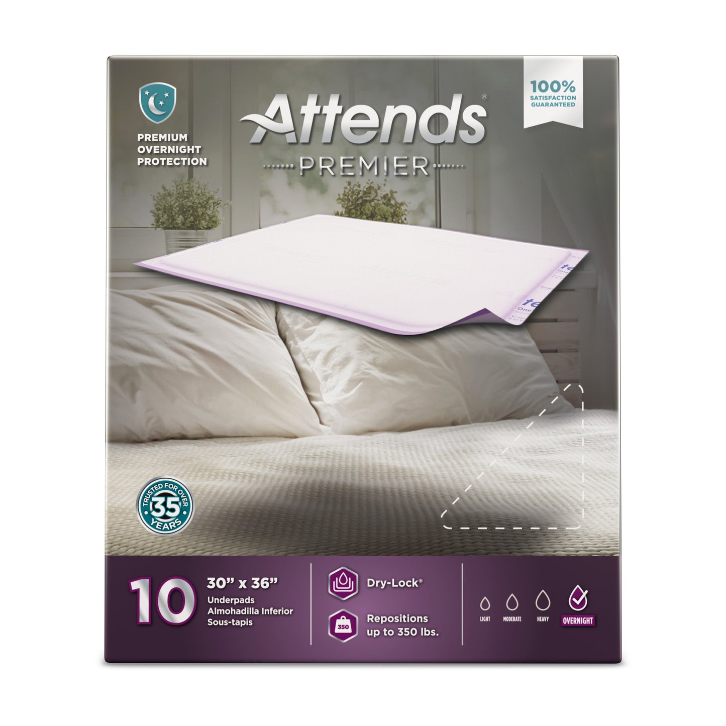 UNDERPAD, ATTENDS PREMIER 30"X36"