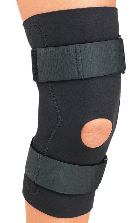KNEE SUPPORT, NEOP HINGED 3/16" MED DJORTH
