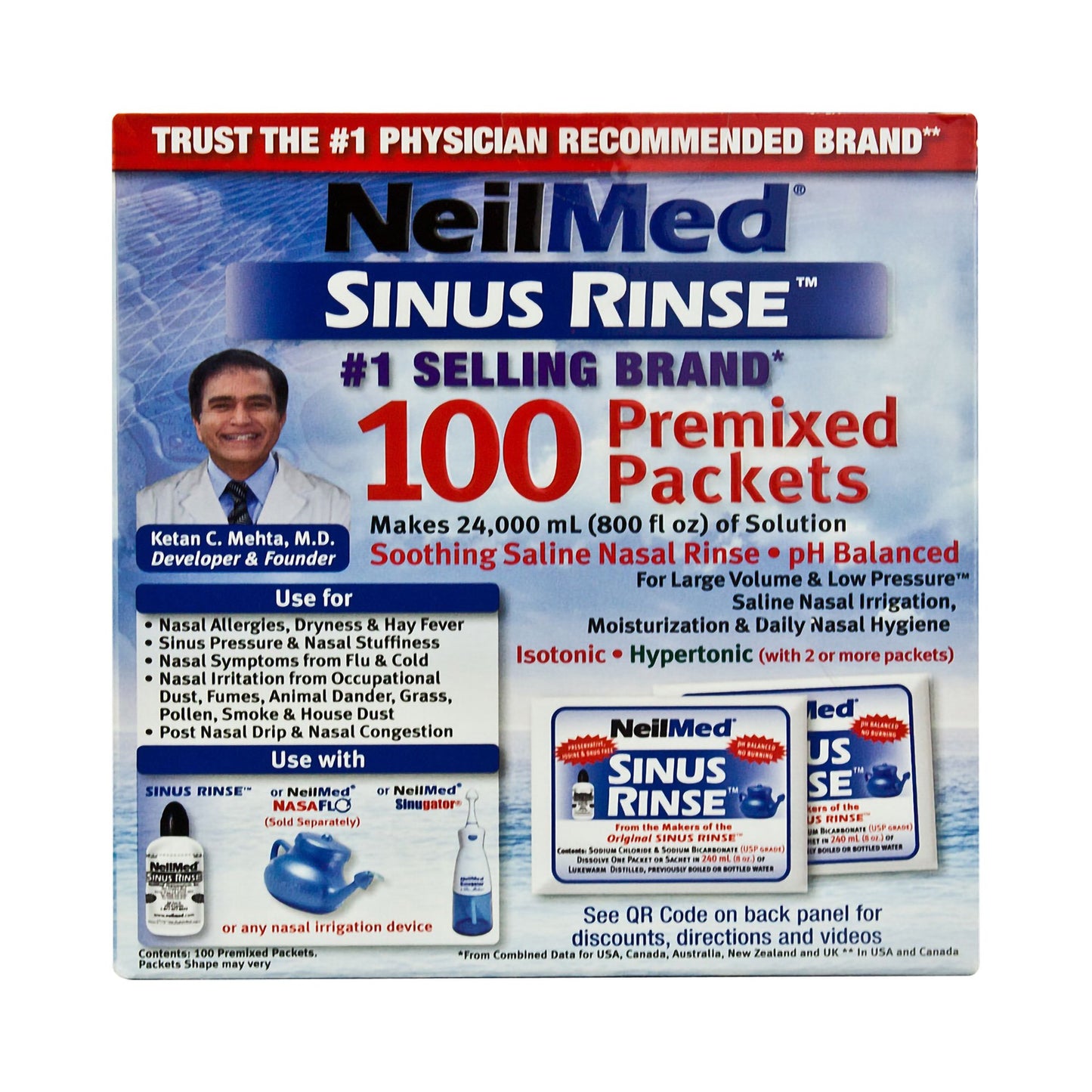 SINUS RINSE REG, PKT REFILL