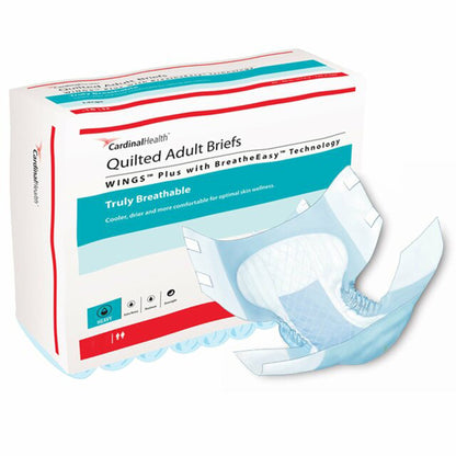 BRIEF, QUILTED PLUS BREATHE EASY XLG