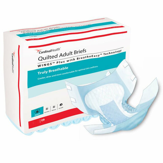 BRIEF, QUILTED PLUS BREATHE EASY XLG