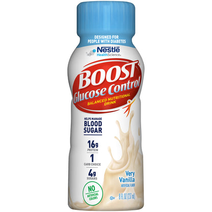 BOOST, GLUCOSE CONTROL VERY VANILLA E 8OZ