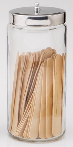JAR, DRESSING GLASS 8.5"X4"