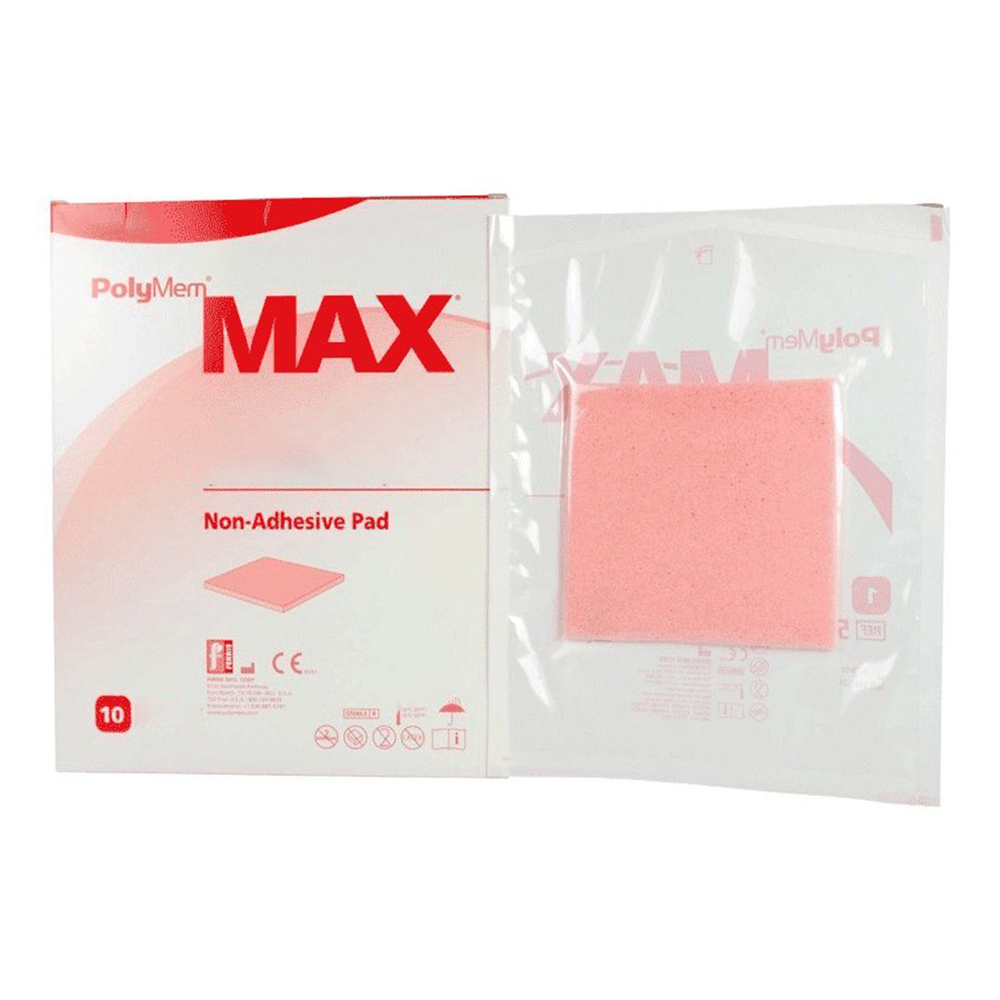 DRESSING, WOUND POLYMEM MAX PAD N/ADH 3"X3"