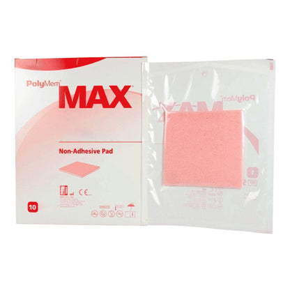 DRESSING, WOUND POLYMEM MAX PAD N/ADH 3"X3"