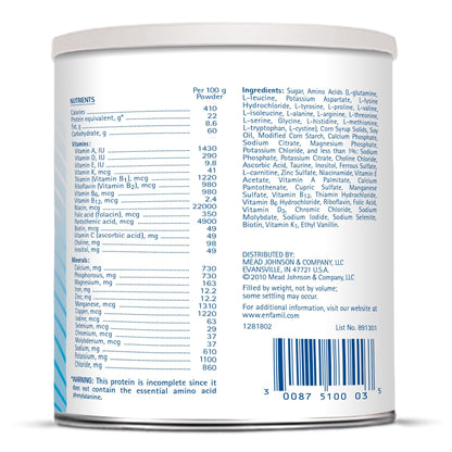 PHENYL FREE 2, METABOLIC PDR 1LB CAN