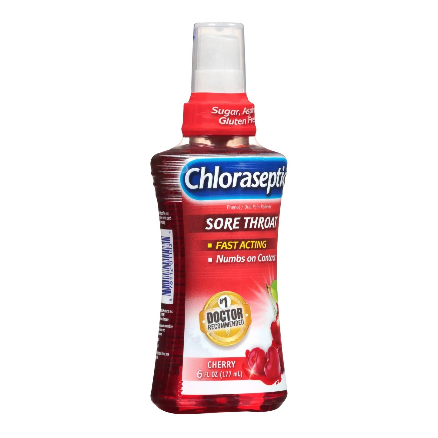 CHLORASEPTIC, LIQ CHERRY PUMP6OZ 9PG