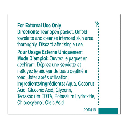 TOWELETTE, CASTILE SOAP
