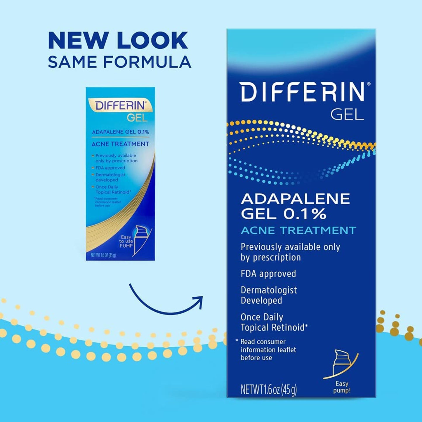 DIFFERIN, GEL ACNE TRTMT 0.1%45GM