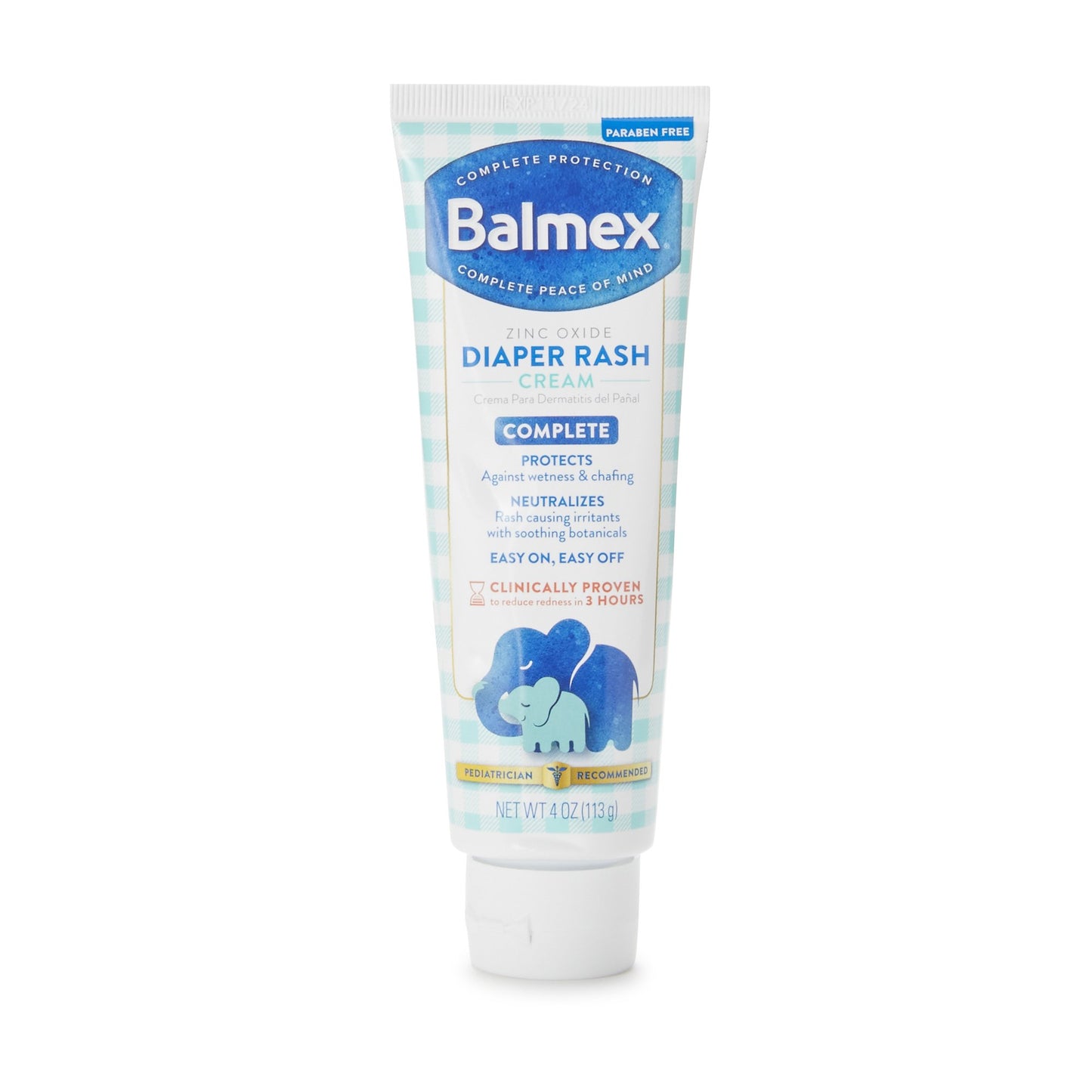 BALMEX, CRM DIAPER RASH 4OZ TU