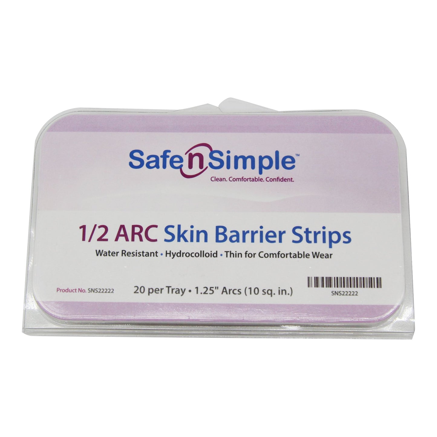 BARRIER, SKIN HYDROCOLLOID 1/2CIR STRIPS
