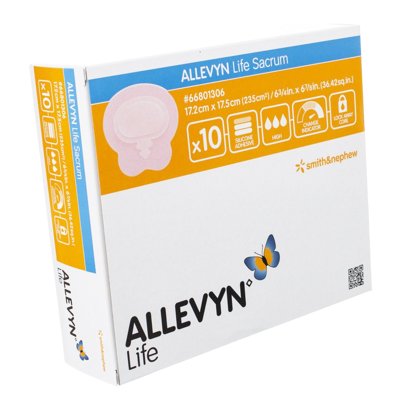 DRESSING, WND ALLEVYN LIFE SACRUM STR SM 7X7"