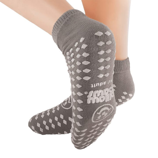 SLIPPER, SOCK 360 IMPRINT GRYADLT 2XLG