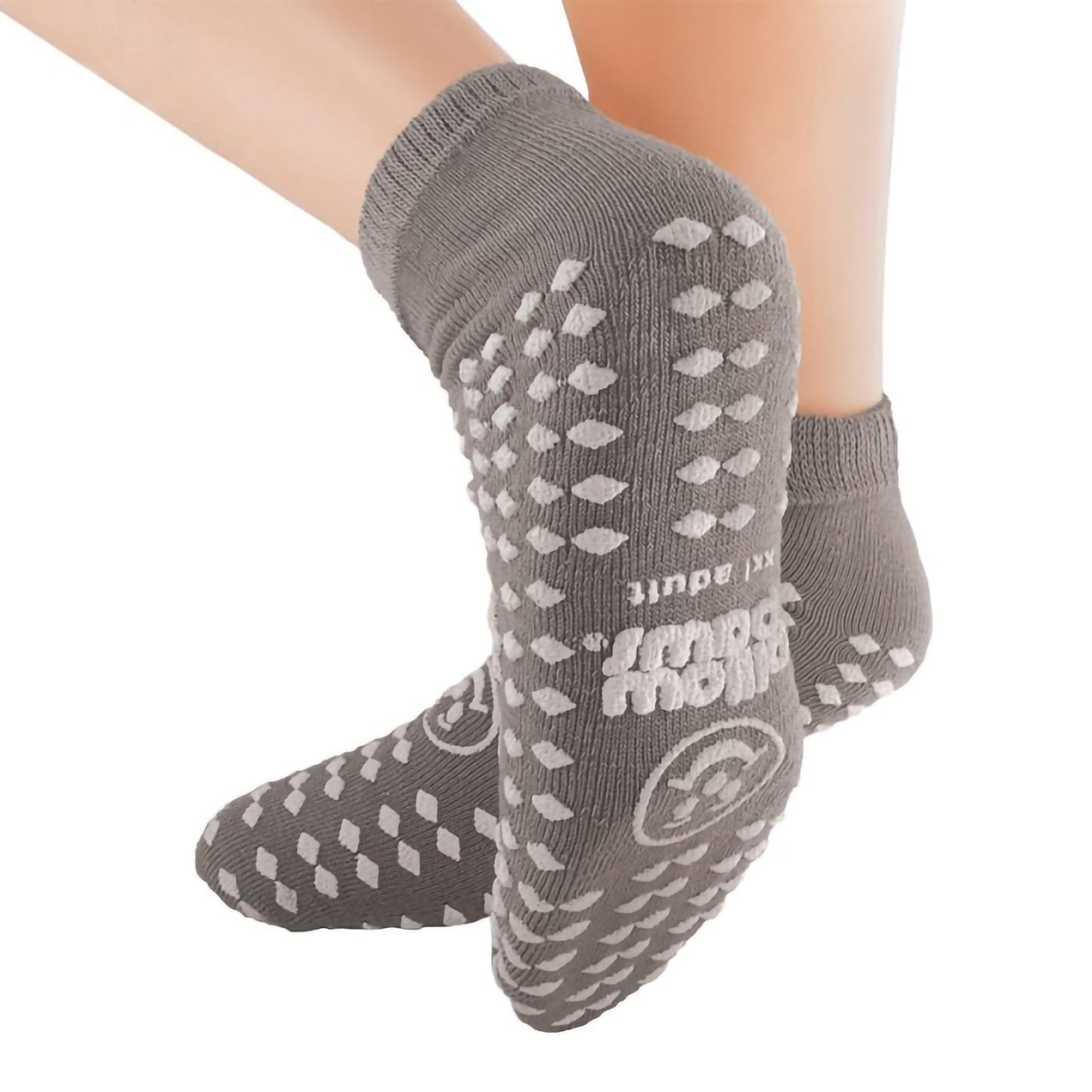 SLIPPER, SOCK 360 IMPRINT GRYADLT 2XLG