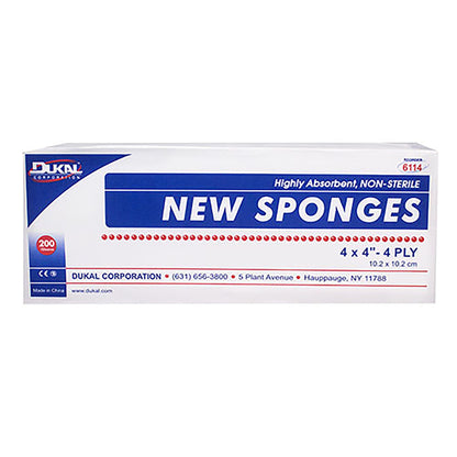 SPONGE, GAUZE 4PLY 4X4