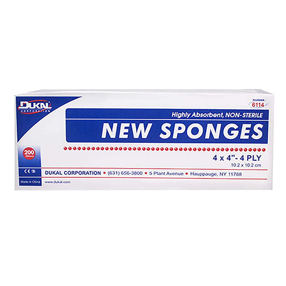 SPONGE, GAUZE 4PLY 4X4