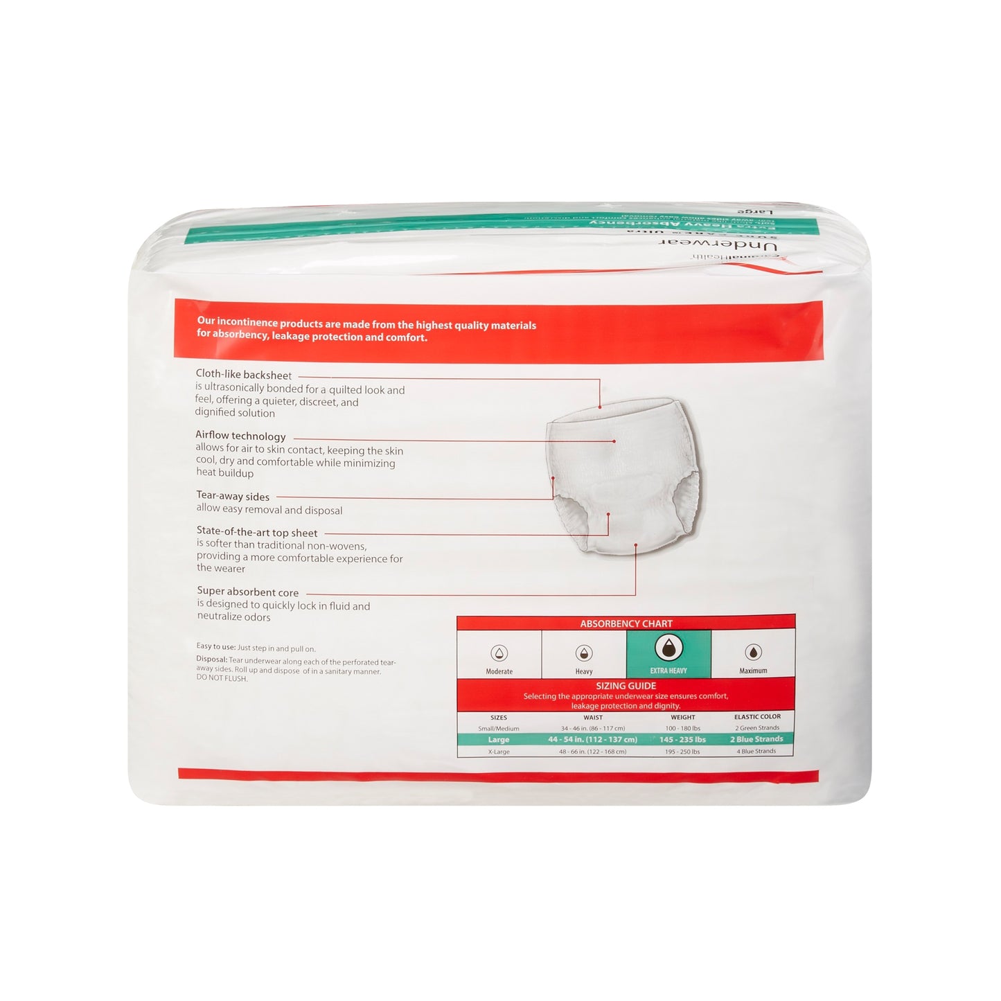 UNDERWEAR, SURE CARE ULTRA PROT LG