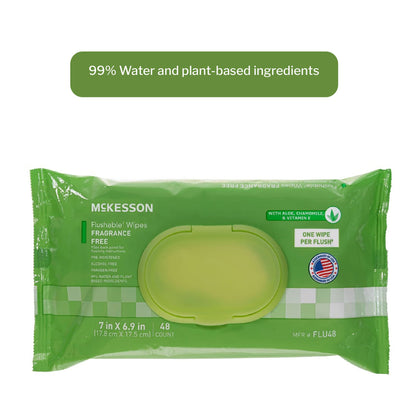 WIPE, WET FLUSHABLE UNSCNTED SFT PK W/LID