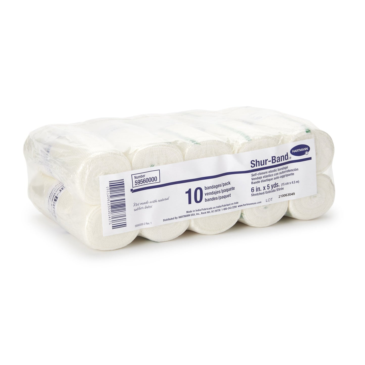 BANDAGE, ELAS SHURBND LF 6X5YD