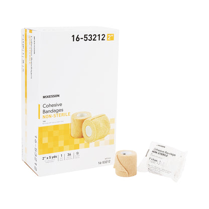 BANDAGE, COHESIVE N/S LF TAN 2"
