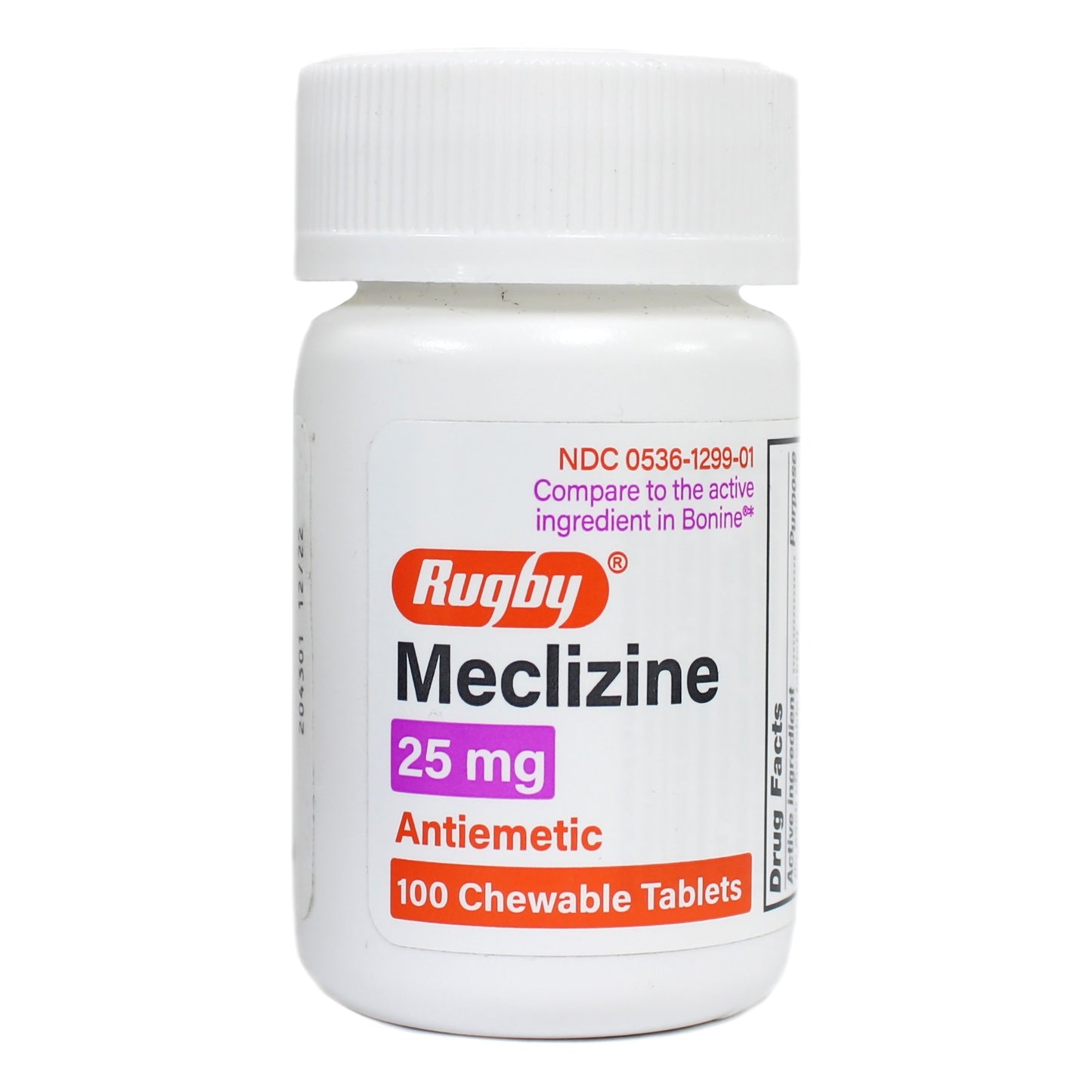 MECLIZINE HCL, TAB CHEW 25MG