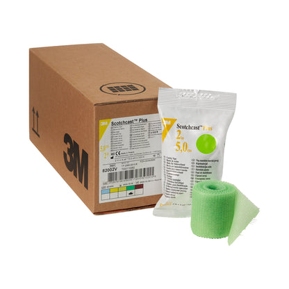 TAPE, CAST SCOTCHCAST 2"X4YDSBRT GRN