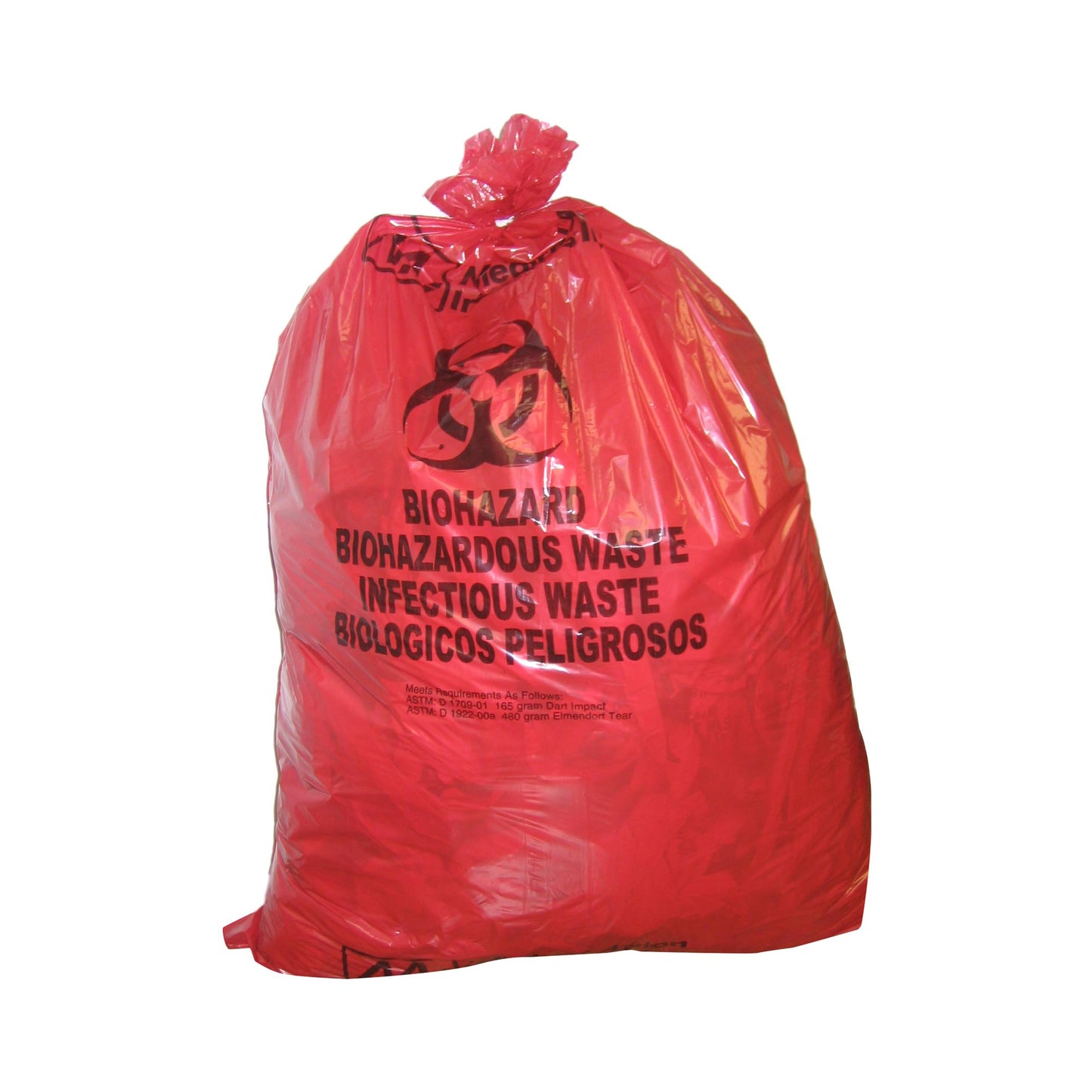 BAG, BIOHAZ DOT RED 30X36 30GL1..2MIL