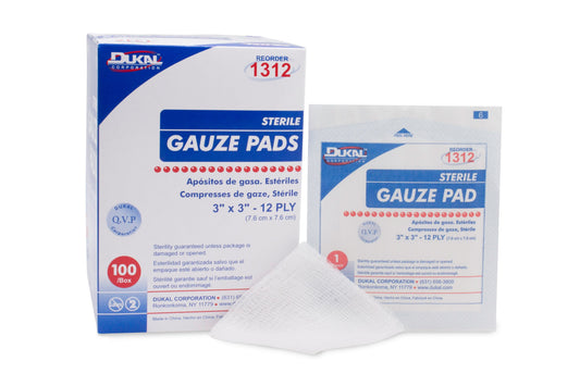 SPONGE, GAUZE STR 3"X3"