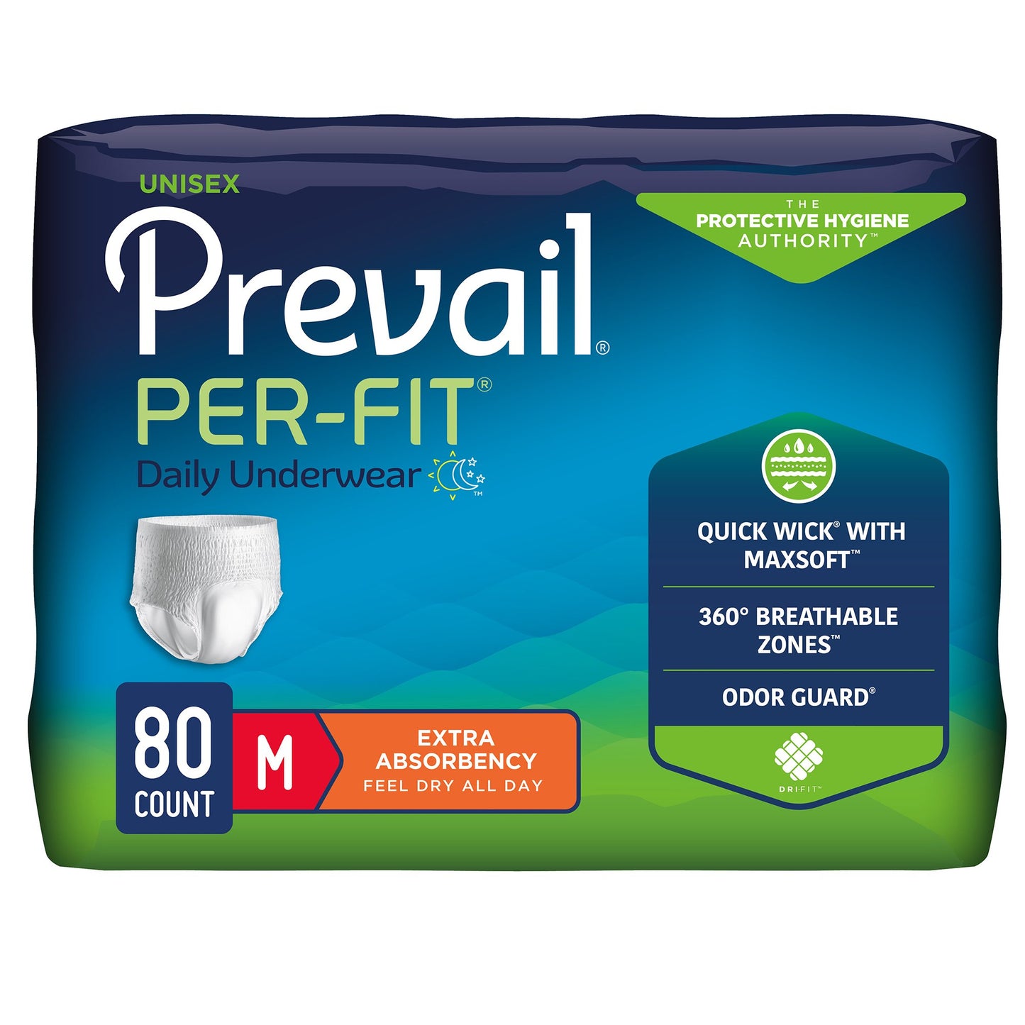 UNDERWEAR, PROTECTIVE PREVAILPER-FIT MED DISP