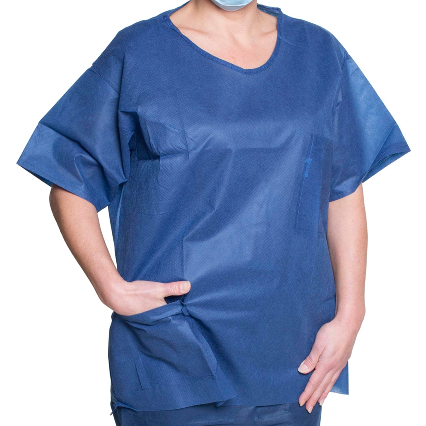 SHIRT, SCRUB DISP DK BLU XLG