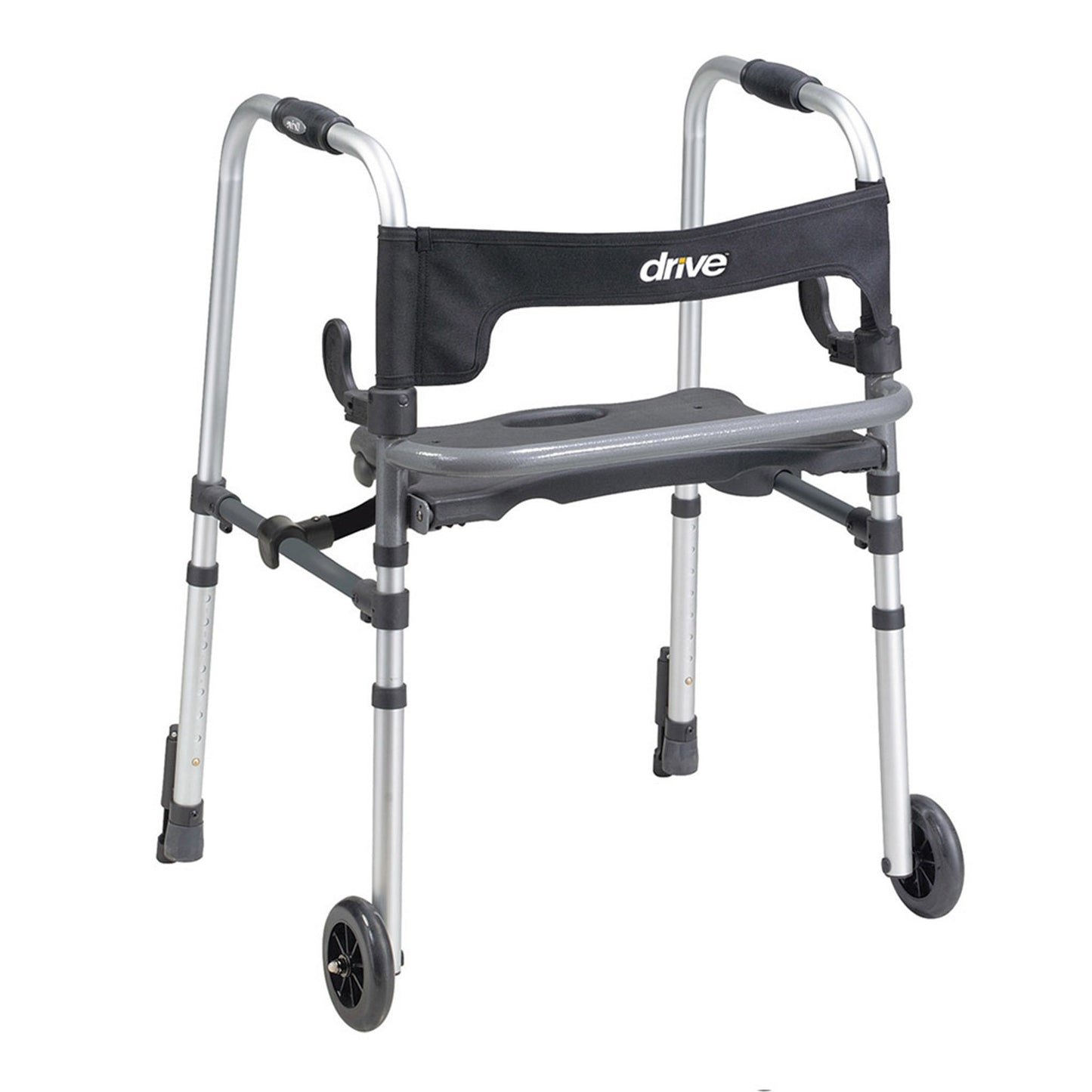 WALKER, FOLD ADLT 5" WHEELDRVMED