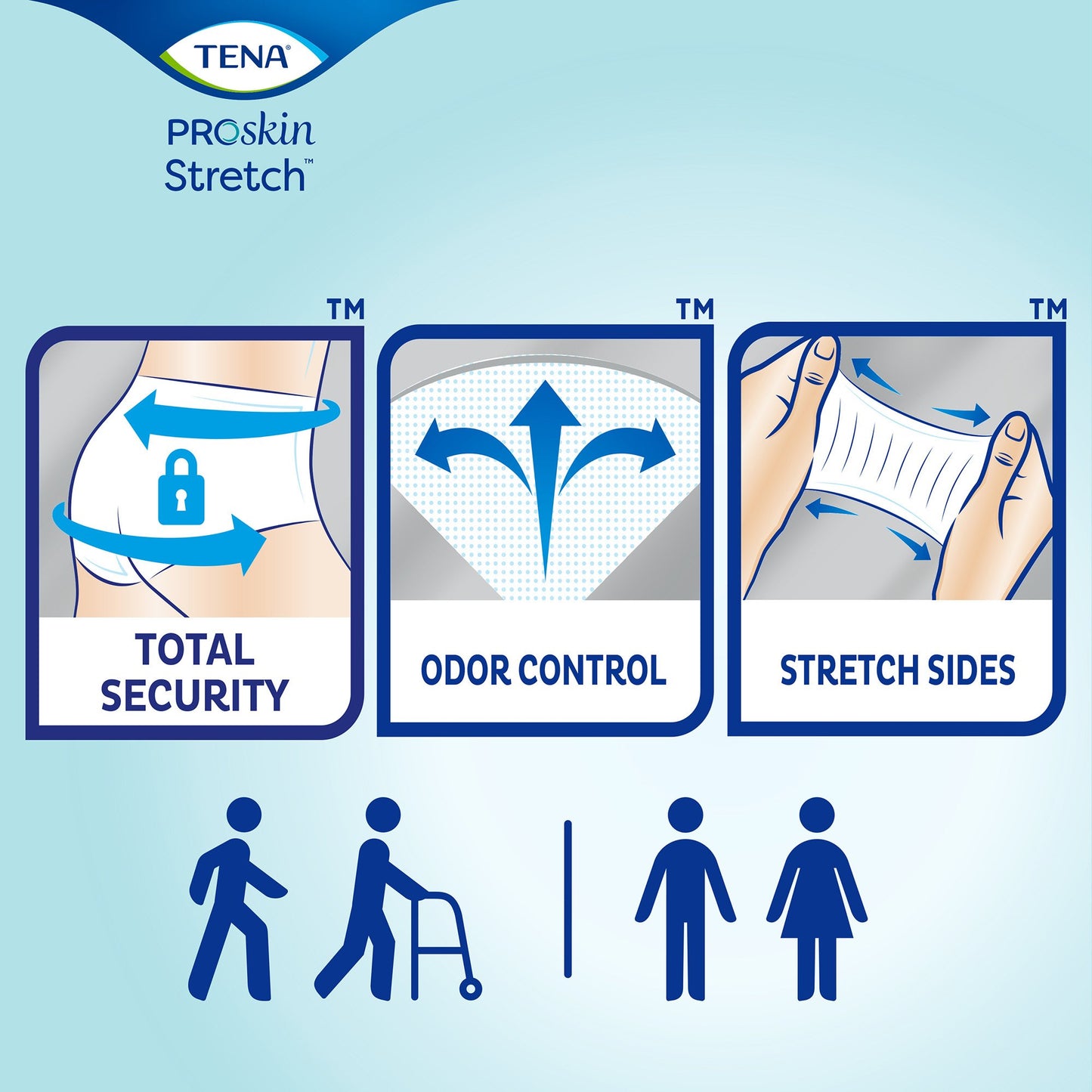 BRIEF, TENA STRCH ULTR MED/REG