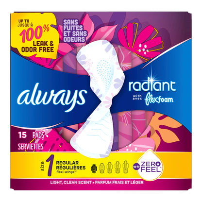 PAD, ALWAYS RADIANT W/FLEXIFOAM REG FLOW