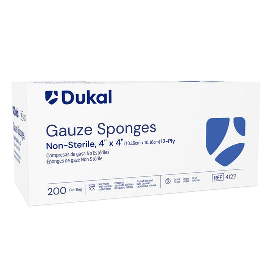 SPONGE, GAUZE 12PLY 4"X4" N/S