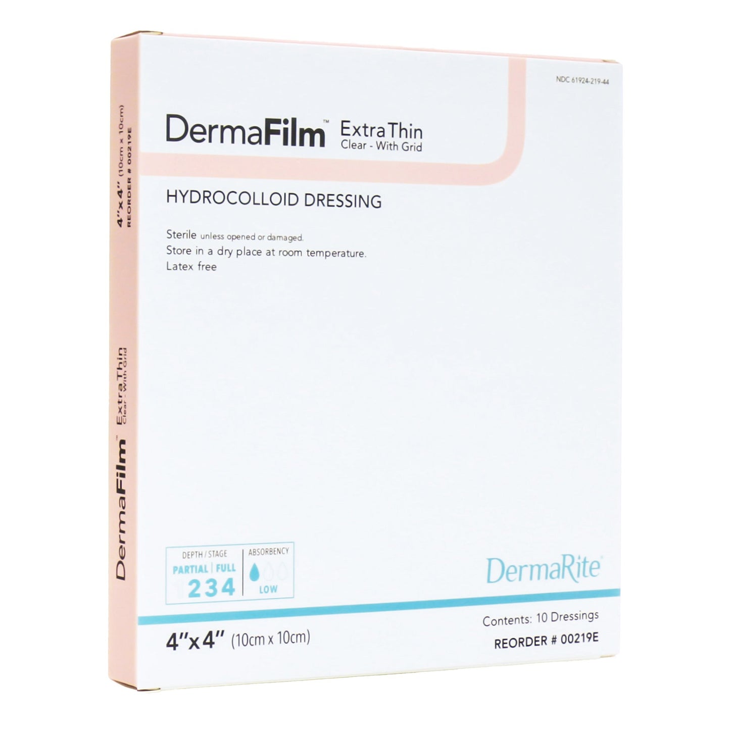DRESSING, DERMAFILM THIN 4X4