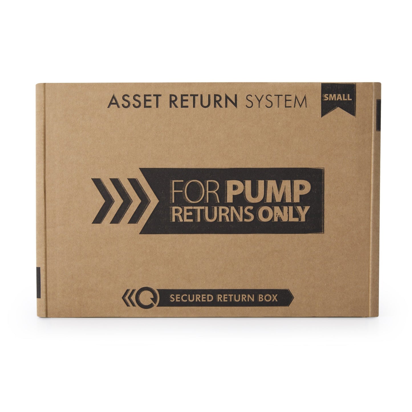 BOX, RETURN ASSET PUMP NOT PREPAID SM