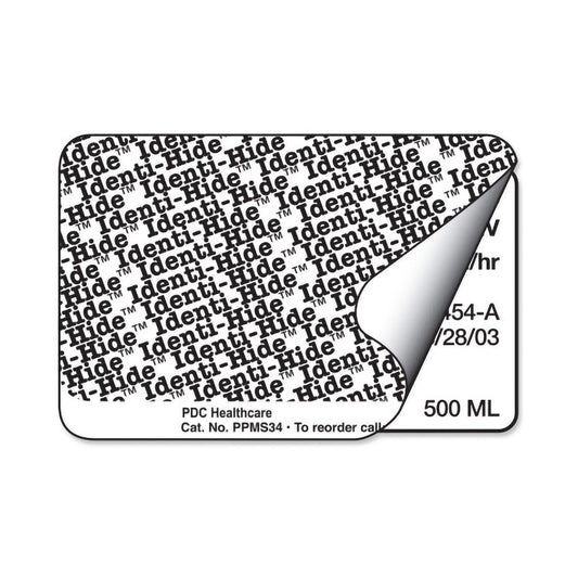 LABEL, IDENTI-HIDE WHT 3"X2"
