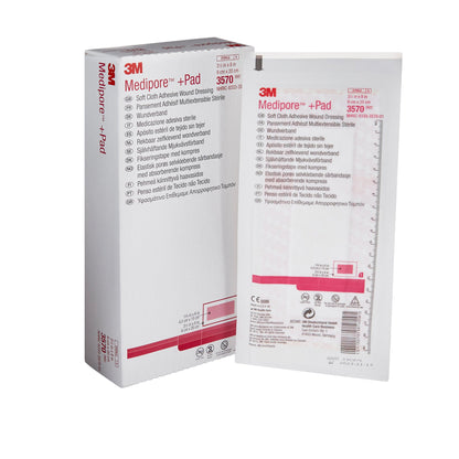 DRESSING, SOFT CLOTH MEDIPORE+PAD 3 1/2X8"