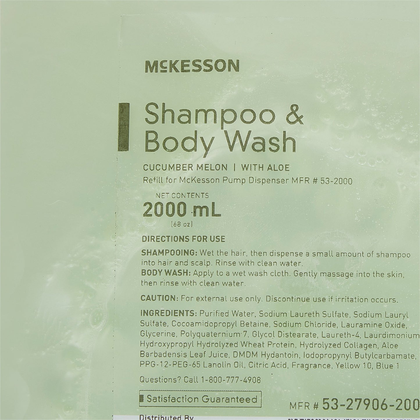 SHAMPOO, HAIR/BODY COND CUCUMDISC 2000ML