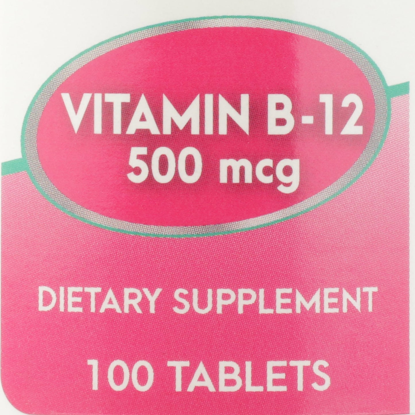 VITAMIN B-12, TAB 500MCG