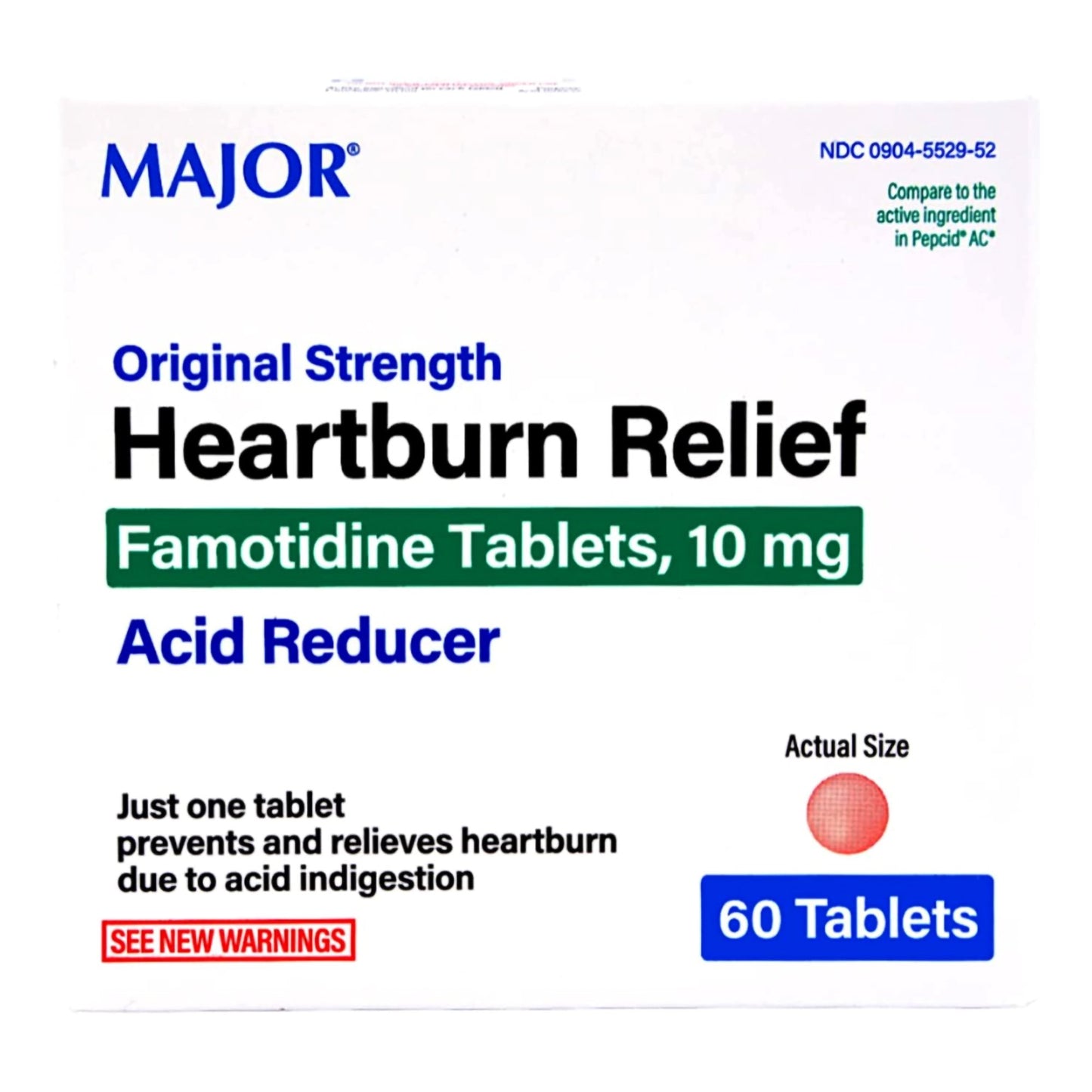 HEARTBURN RELIEF, TAB 10MG